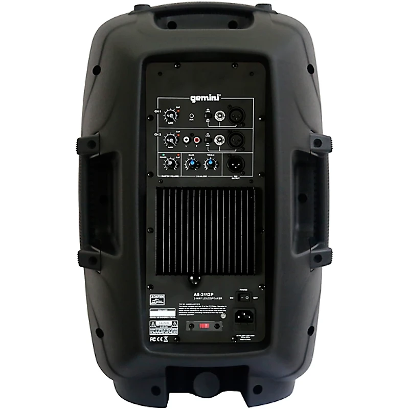 Gemini AS-2112P 12" 1,500W Powered Loudspeaker