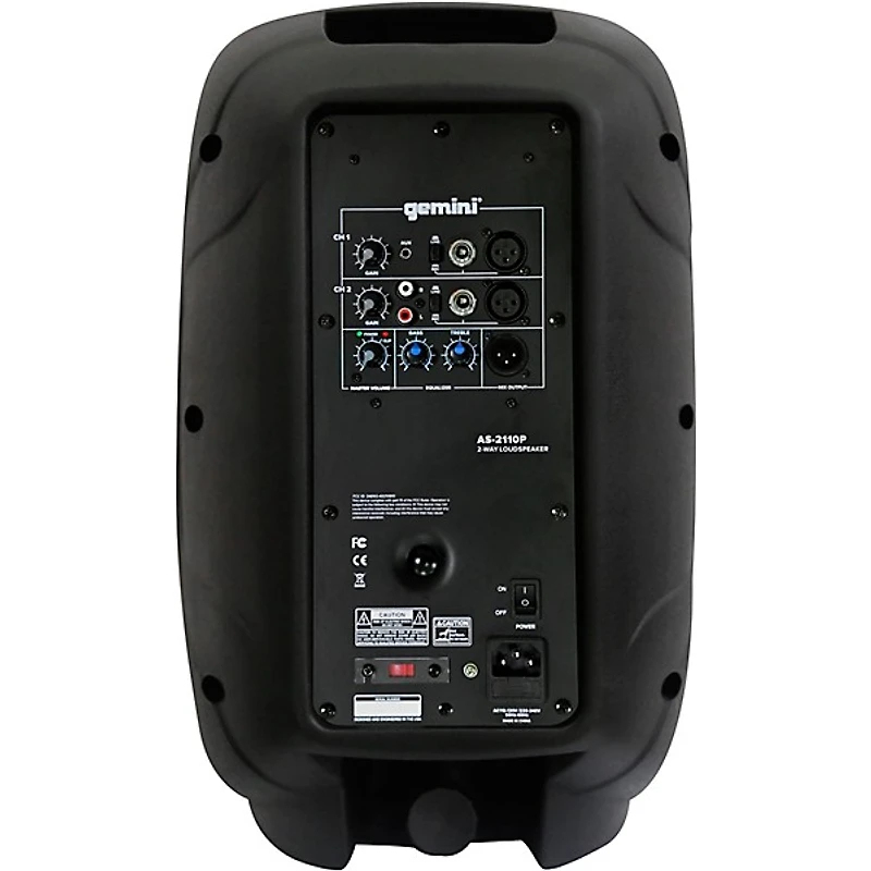 Gemini AS-2110P 10" 1,000W Powered Loudspeaker