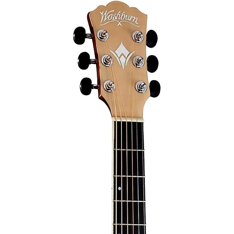 Washburn AG40CE Apprentice Series Grand Auditorium Cutaway Acoustic-Electric Guitar Natural