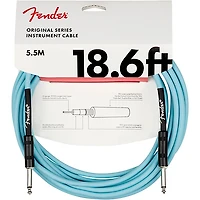 Fender Original Series Limited-Edition Instrument Cable 18.6 ft. Sonic Blue 2-Pack
