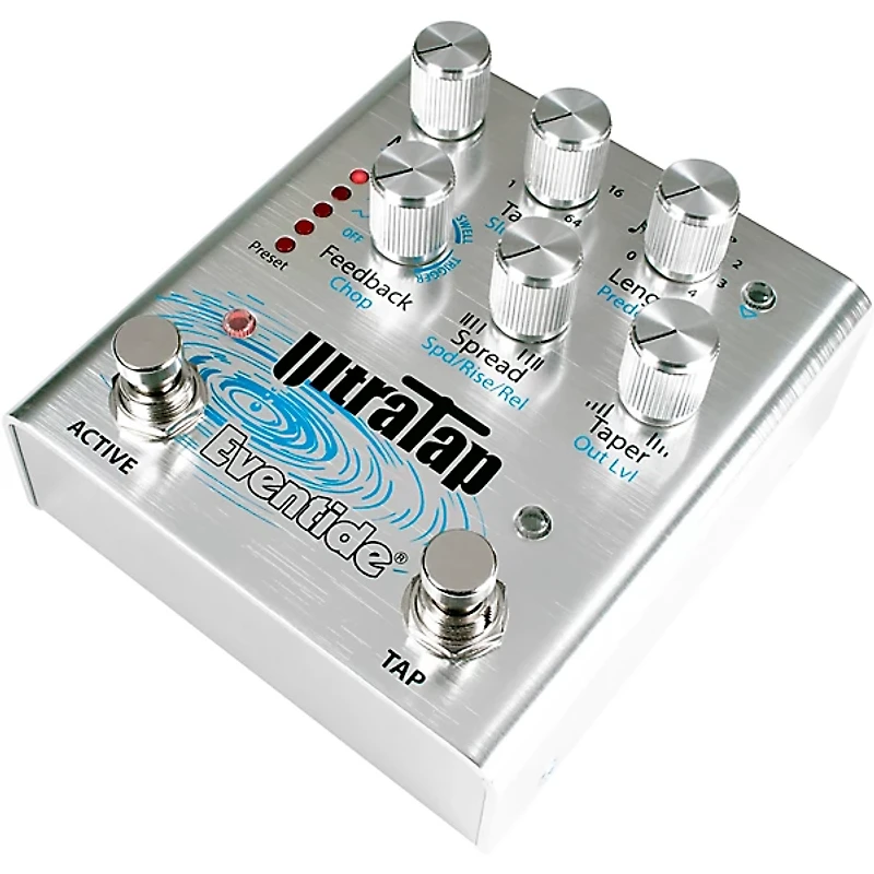 Eventide UltraTap Delay/Reverb Multi-Tap Effects Pedal Silver