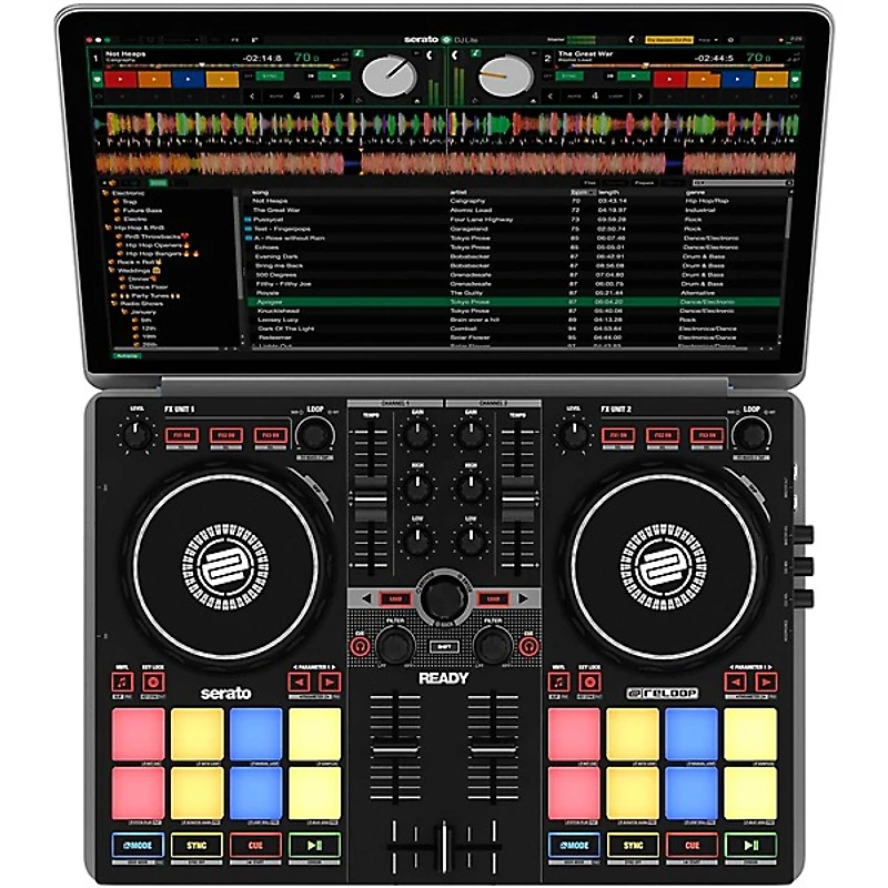 Reloop Ready Portable Performance DJ Controller for Serato
