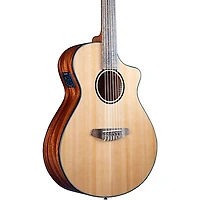 Breedlove Pursuit Exotic S CE Cedar-Myrtle Concert Acoustic-Electric Classical Guitar Natural