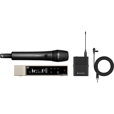 Sennheiser EW-D Evolution Wireless Digital System With ME 2 Omnidirectional Lavalier & 835 Microphone Module -