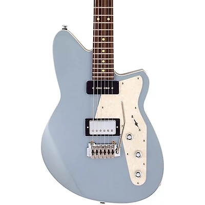 Reverend Double Agent W Rosewood Fingerboard Electric Guitar Metallic Silver Freeze