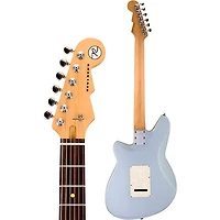Reverend Double Agent W Rosewood Fingerboard Electric Guitar Metallic Silver Freeze