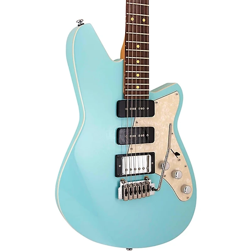 Reverend Sixgun HPP Rosewood Fingerboard Electric Guitar Chronic Blue