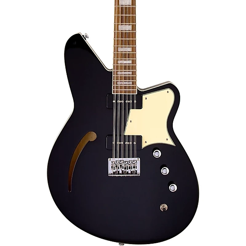 Reverend Airwave 12 String Electric Guitar Midnight Black