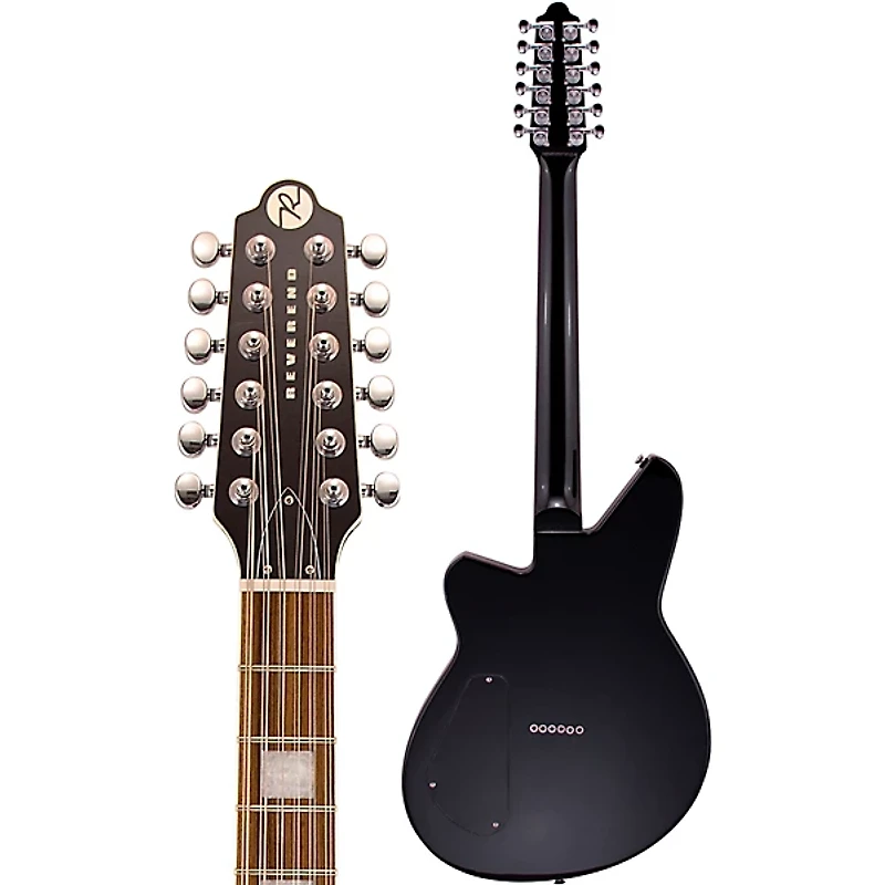 Reverend Airwave 12 String Electric Guitar Midnight Black