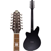 Reverend Airwave 12 String Electric Guitar Midnight Black