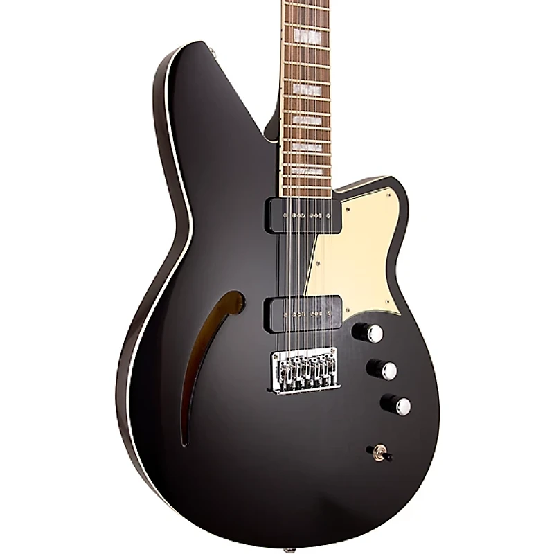 Reverend Airwave 12 String Electric Guitar Midnight Black