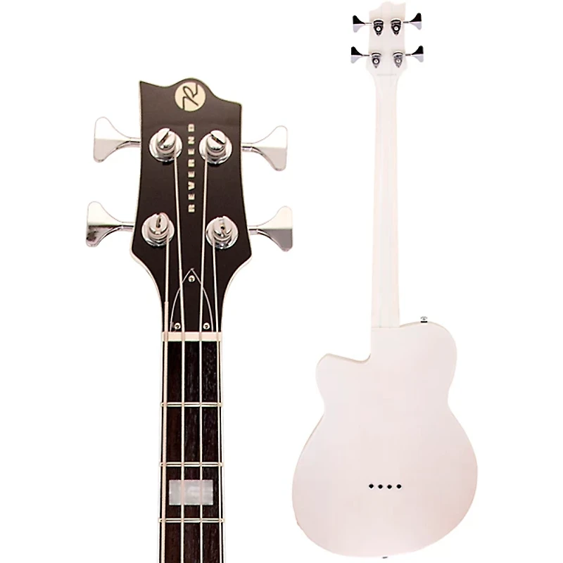 Reverend Dub King Electric Bass Guitar Transparent White