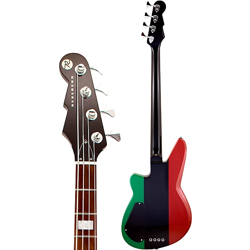 Reverend Meshell Ndegeocello Fellowship Electric Bass Guitar Flag