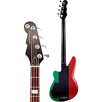 Reverend Meshell Ndegeocello Fellowship Electric Bass Guitar Flag