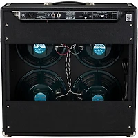 Fender Tone Master Super Reverb 45W 4x10 Guitar Combo Amp Black and Silver