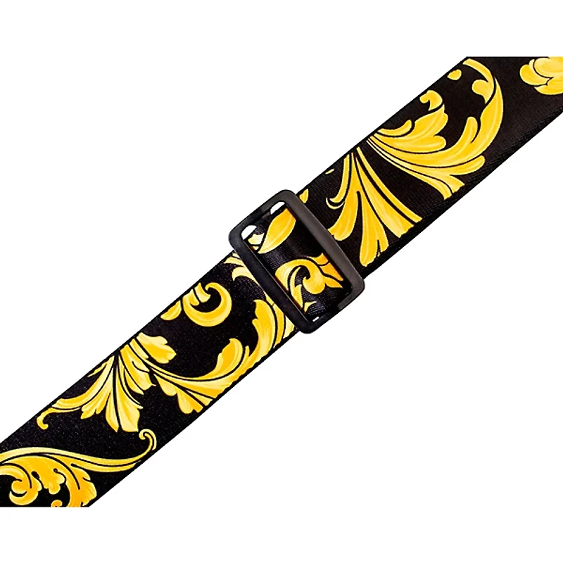 Levy's Nita Strauss Signature Polyester Guitar Strap Black/Gold