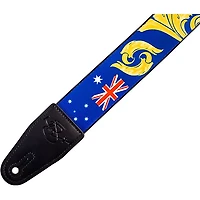 Levy's Nita Strauss Signature Polyester Guitar Strap Blue/Gold