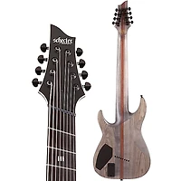 Schecter Guitar Research C-8 MS SLS Elite Evil Twin 8-String Electric Guitar Satin Black