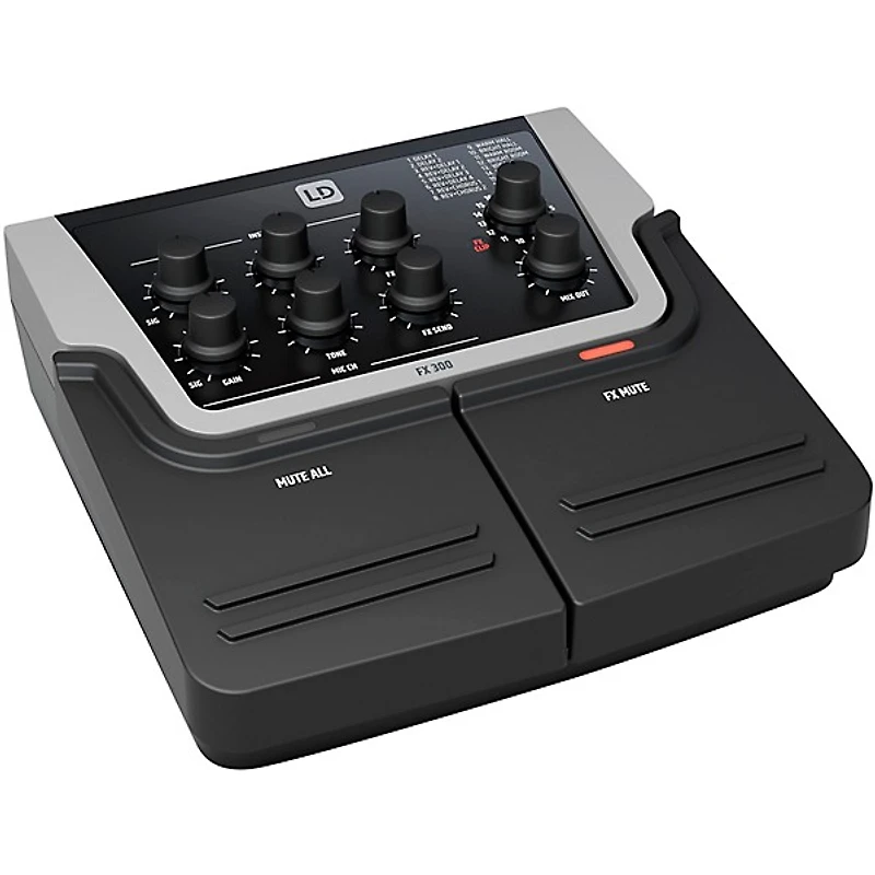 LD Systems FX 300 Vocal Effects Processor With 2-Channel Pedal