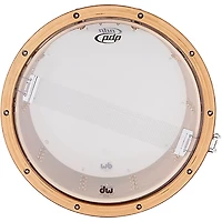 PDP by DW Limited-Edition Dark Stain Walnut and Maple Snare With Walnut Hoops and Chrome Hardware and Protection Racket Case