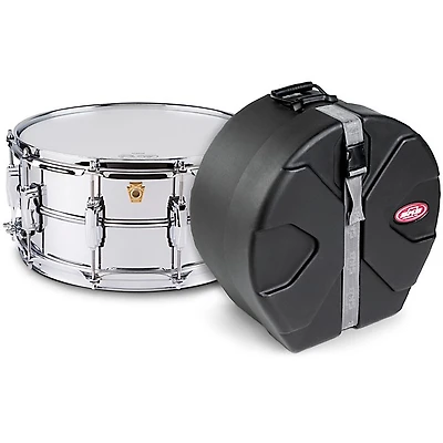 Ludwig Supraphonic Snare Drum Chrome With SKB Case