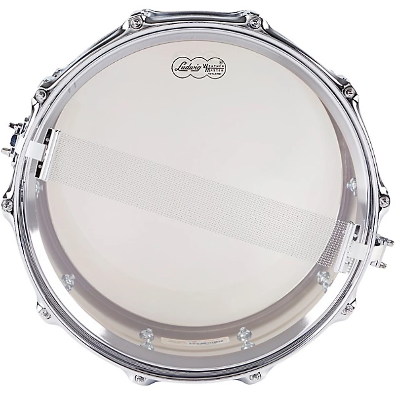 Ludwig Supraphonic Snare Drum Chrome With SKB Case