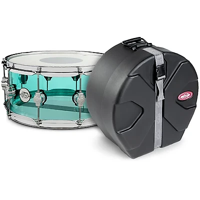 DW Design Series Sea Glass Acrylic Snare Drum