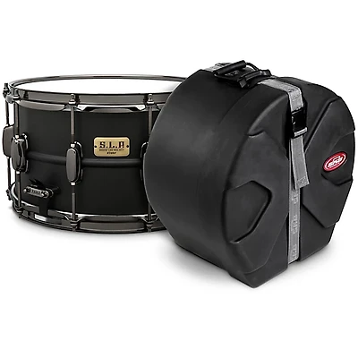 TAMA S.L.P. Big Black Steel Snare Drum With SKB Case