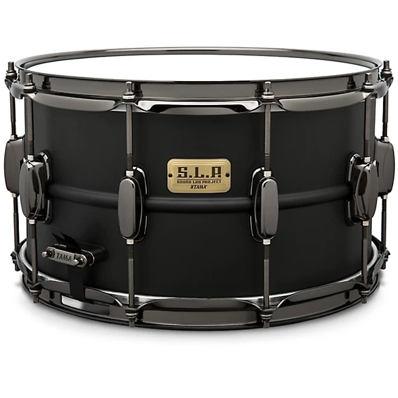TAMA S.L.P. Big Black Steel Snare Drum With SKB Case