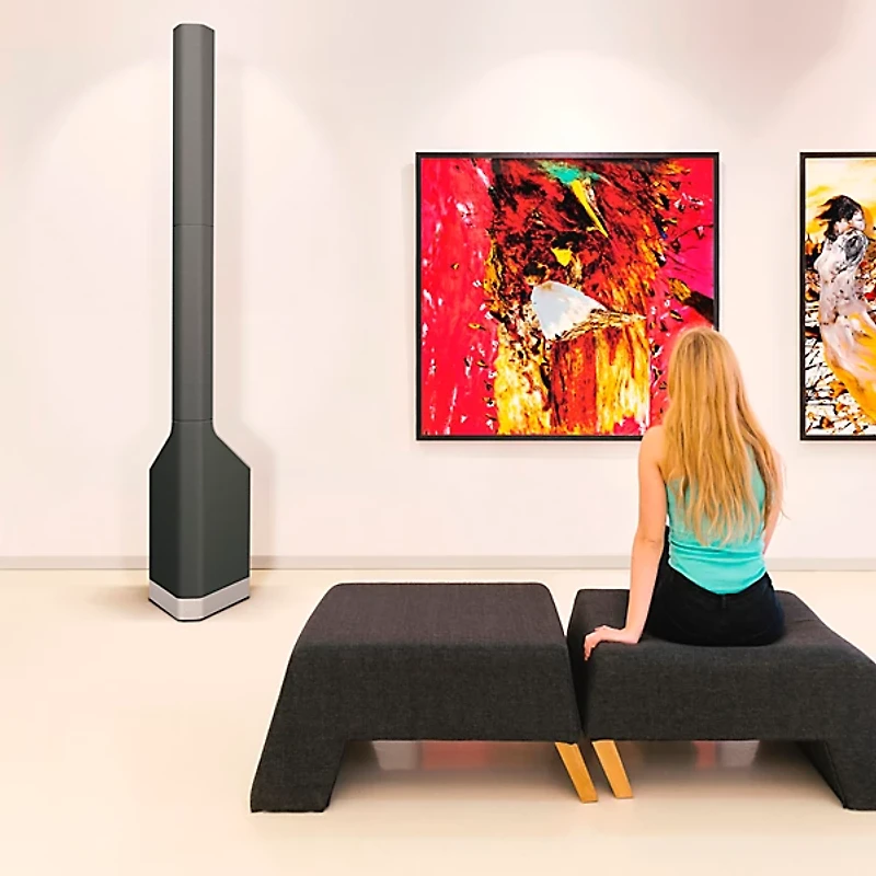 LD Systems MAUI P900 B Porsche Design Powered Column PA System, Black