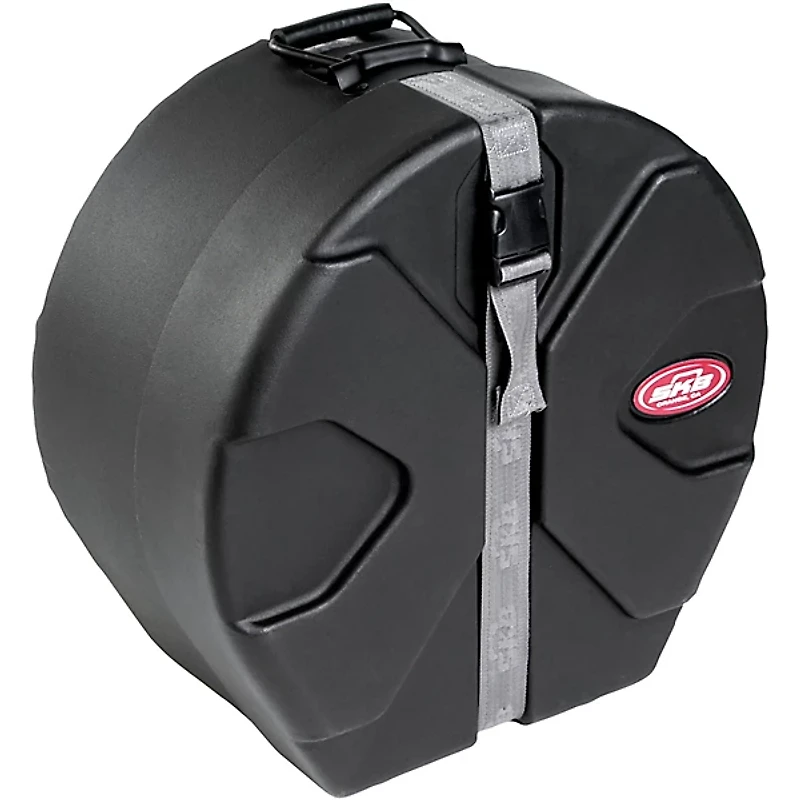 Pork Pie Big Black Brass Snare Drum With Tube Lugs and Chrome Hardware With SKB Case