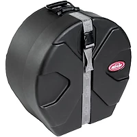 Pork Pie Big Black Brass Snare Drum With Tube Lugs and Chrome Hardware With SKB Case