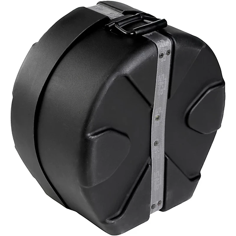 Pork Pie Big Black Brass Snare Drum With Tube Lugs and Chrome Hardware With SKB Case