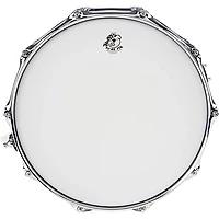 Pork Pie Big Black Brass Snare Drum With Tube Lugs and Chrome Hardware With Road Runner Bag