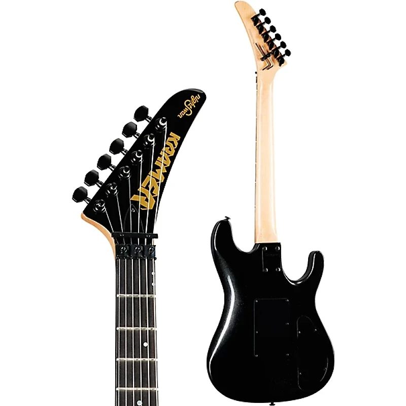 Kramer NightSwan Left-Handed Electric Guitar Jet Black Metallic