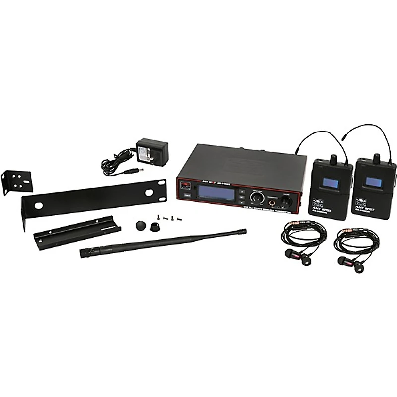 Galaxy Audio AS-1400-2 Wireless In-Ear Monitor Twin Pack System