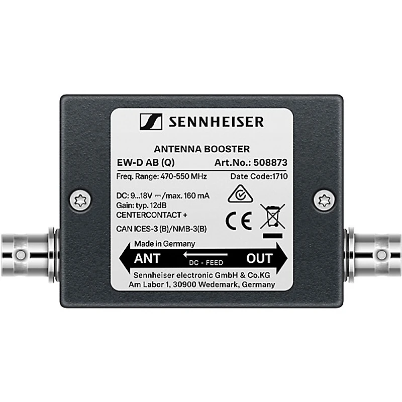 Sennheiser EW-D AB Antenna Booster for Evolution Wireless Digital Audio Systems