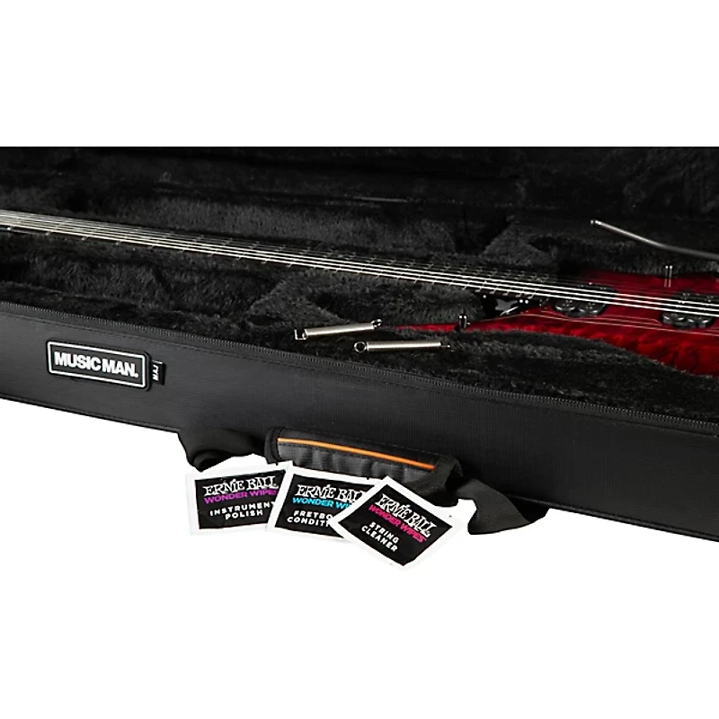 Ernie Ball Music Man John Petrucci BFR Majesty 6 Quilt Top Electric Guitar Red Nebula