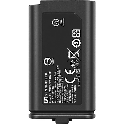 Sennheiser BA-70 Rechargeable Battery Pack for EW-D SK and EW-D SKM-S Transmitters