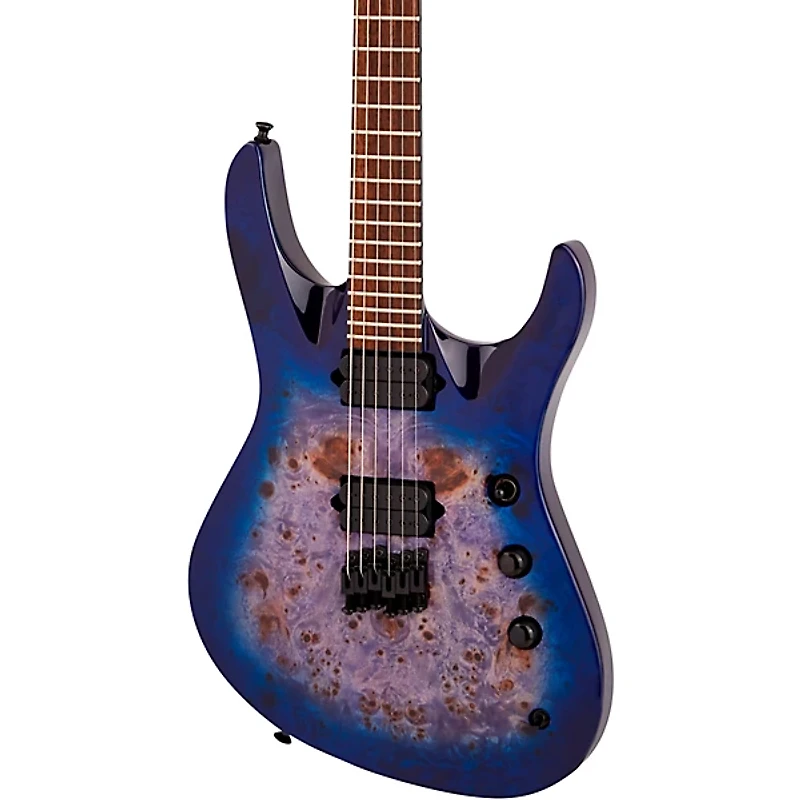 Jackson Pro Series Signature Chris Broderick Soloist HT6P Electric Guitar Transparent Blue