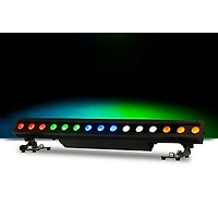 American DJ 15 Hex Bar IP A High output 15x12 Watt Hex (RGBAW+UV) wash bar IP65 rated for indoor and outdoor use, Metal Housing