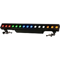 American DJ 15 Hex Bar IP A High output 15x12 Watt Hex (RGBAW+UV) wash bar IP65 rated for indoor and outdoor use, Metal Housing