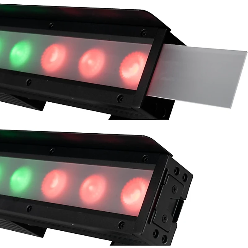 American DJ 15 Hex Bar IP A High output 15x12 Watt Hex (RGBAW+UV) wash bar IP65 rated for indoor and outdoor use, Metal Housing