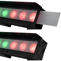 American DJ 15 Hex Bar IP A High output 15x12 Watt Hex (RGBAW+UV) wash bar IP65 rated for indoor and outdoor use, Metal Housing