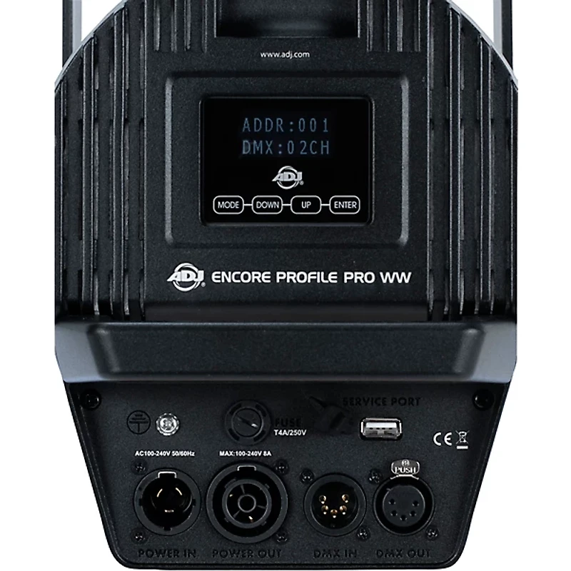 American DJ ENCORE PROFILE PRO WW Professional 260 Watt 3200K LED Powered Ellipsoidal (Lens sold separate)