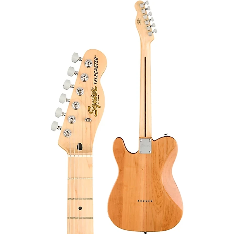 Squier Affinity Series Telecaster Maple Fingerboard Limited-Edition Electric Guitar Natural