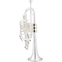 Eastman ECN421 Series Bb Cornet Silver Yellow Brass Bell