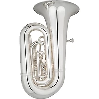 Eastman EBC836 Professional Series 5-Valve 6/4 CC Tuba Silver Yellow Brass Bell