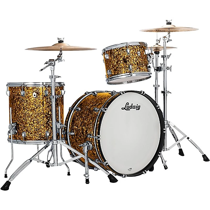 Ludwig NeuSonic 3-Piece Fab Shell Pack With 22" Bass Drum