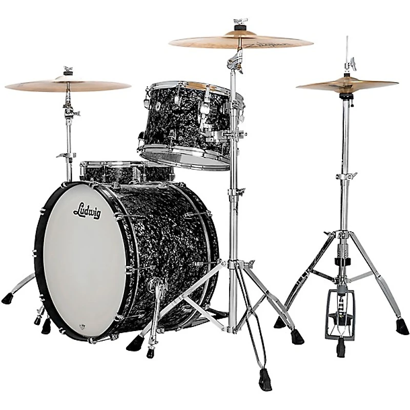 Ludwig NeuSonic 3-Piece Fab Shell Pack With 22" Bass Drum
